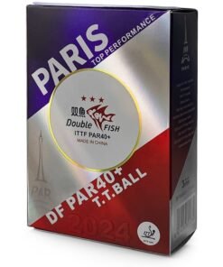 Double Fish PAR40+ 3*** ITTF 6 Balls (seam) Paris