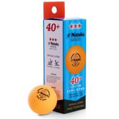Nittaku Nexcel 40+ 3*** ITTF 3pcs (seam) orange