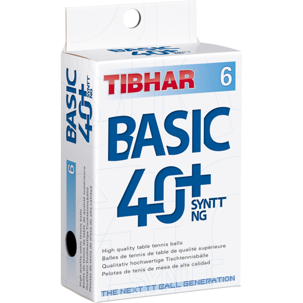 Tibhar Basic 40+ SYNTT NG (seam) 6 balls