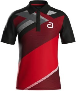 Andro Shirt Ataxa black/red