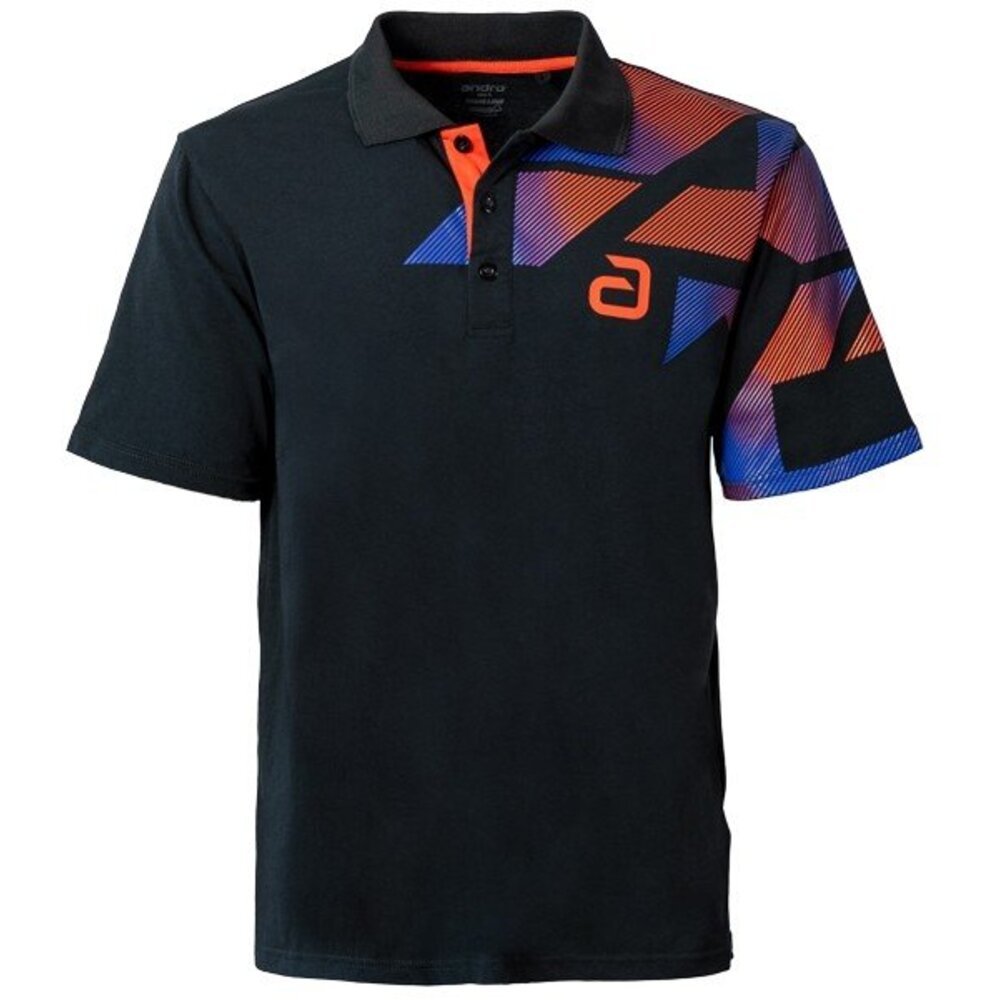 Andro Shirt Benzon Cotton black/red