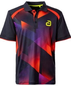 Andro Shirt Lanton black/red