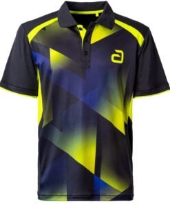Andro Shirt Lanton black/yellow