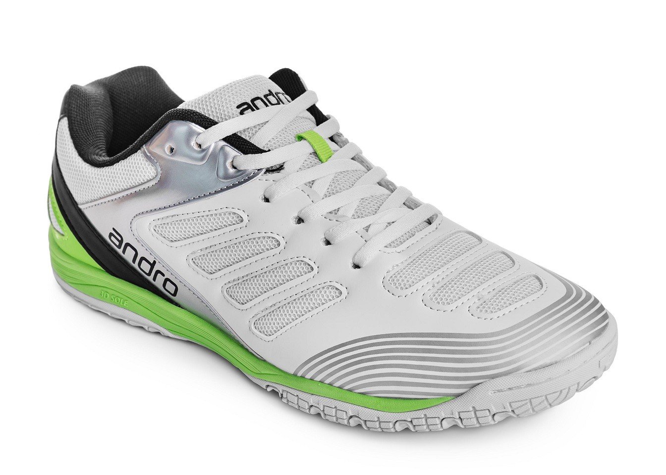 Andro Shoes Cross Step 2 white/black/green - Imagem 4