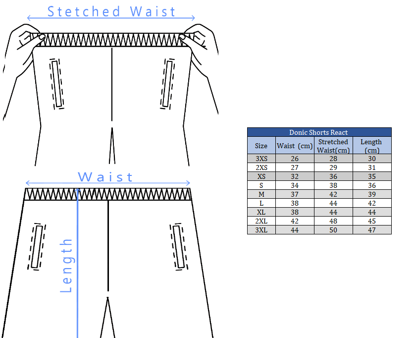 Donic Shorts React black - Image 3