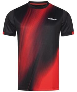 Donic T-Shirt Cream black/red