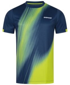 Donic T-Shirt Cream navy/lime