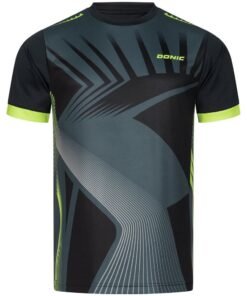 Donic T-Shirt Sector black/grey/lime