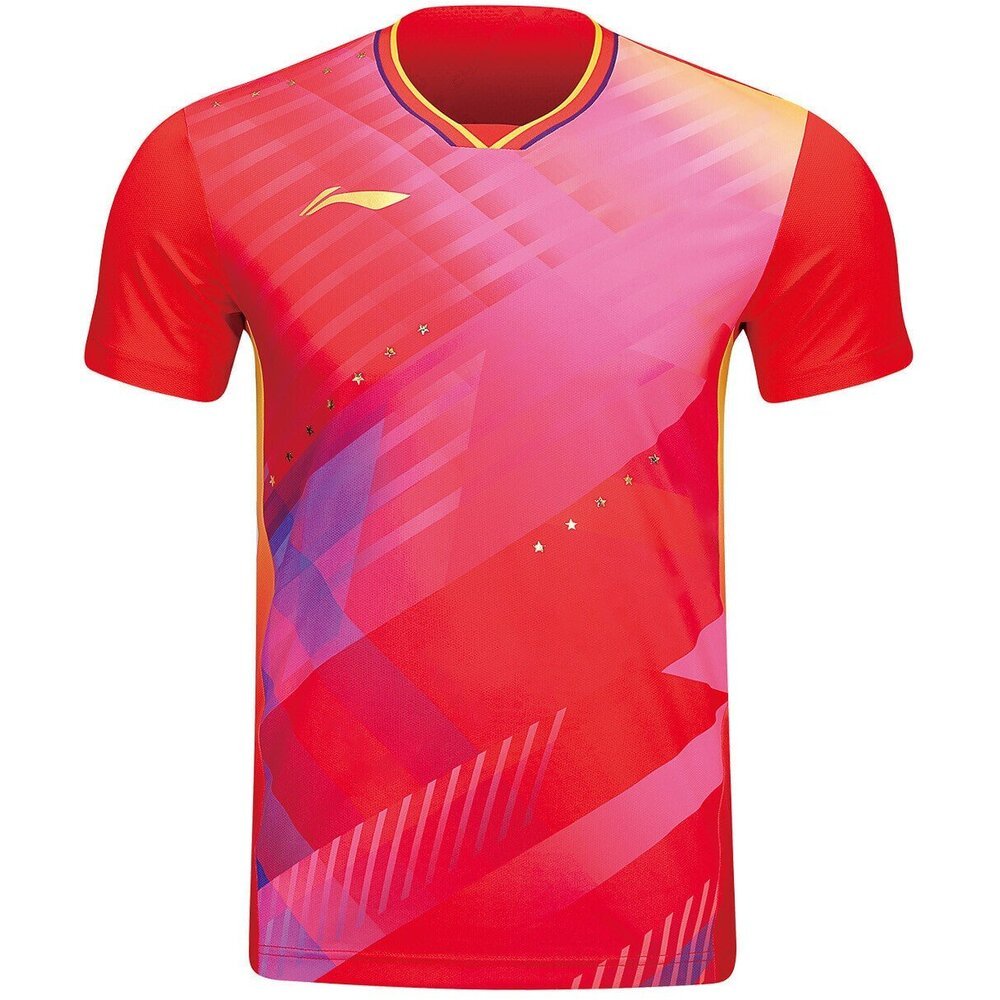 Li-Ning National T-Shirt AAYU037-3C red cherry