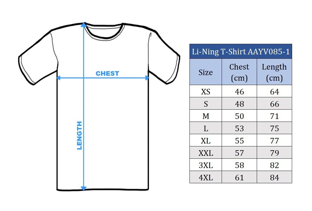 Li-Ning National T-Shirt AAYV085-1 black - Image 3