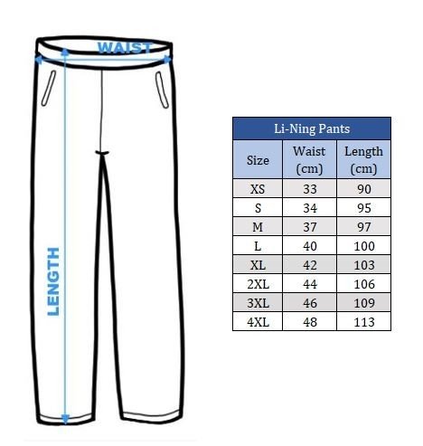 Li-Ning Pants AKLU967-1C black - Imagem 3