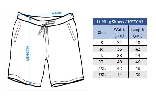 Li-Ning Shorts AKYT063-2 blue - Imagem 2