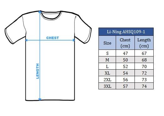 Li-Ning T-Shirt AHSQ109-2 black - Image 2