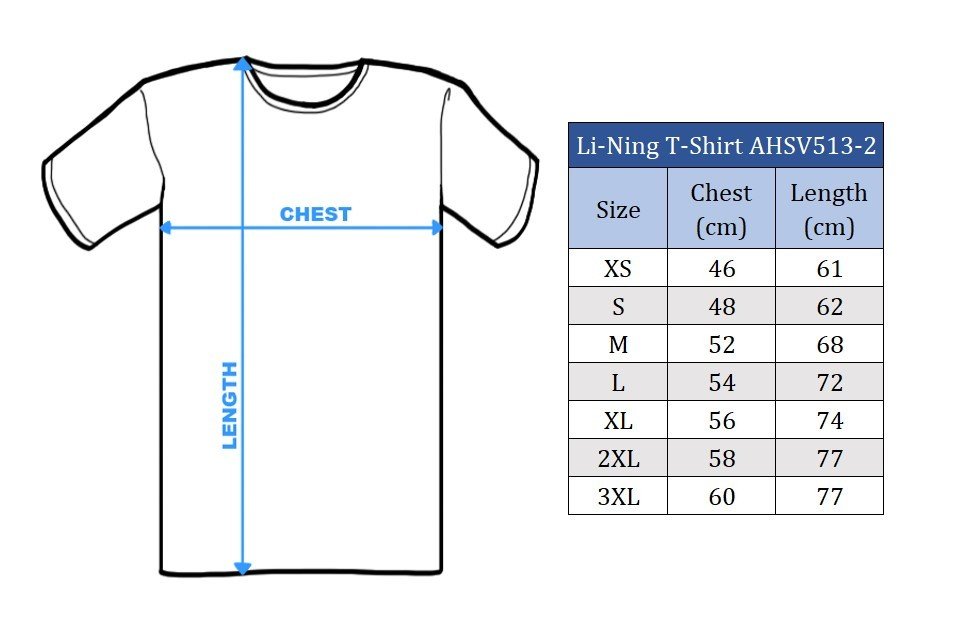 Li-Ning T-Shirt AHSV513-2 frost blue - Image 3