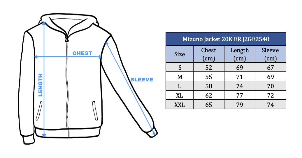 Mizuno Jacket 20K ER J2GE2540 mineral blue/black - Image 3