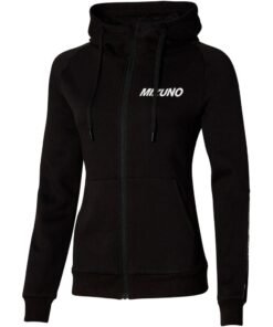 Mizuno Katakana Sweat Jacket Lady K2GC1803 black