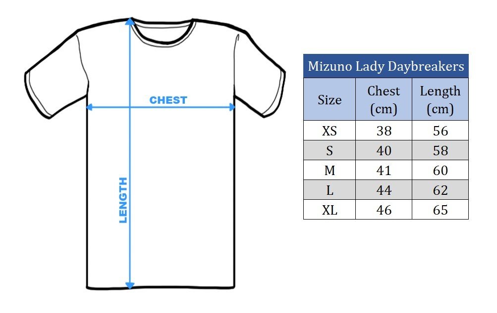 Mizuno Lady Daybreakers Printed Tee Calypso Coral - Imagem 3