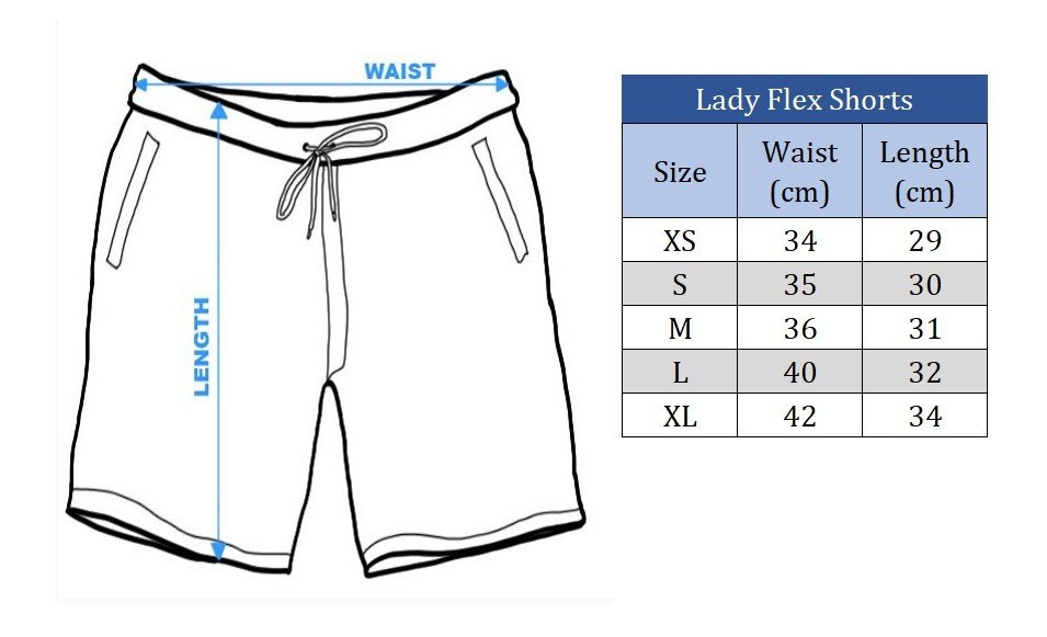 Mizuno Lady Flex Shorts Icelandic Blue - Image 3