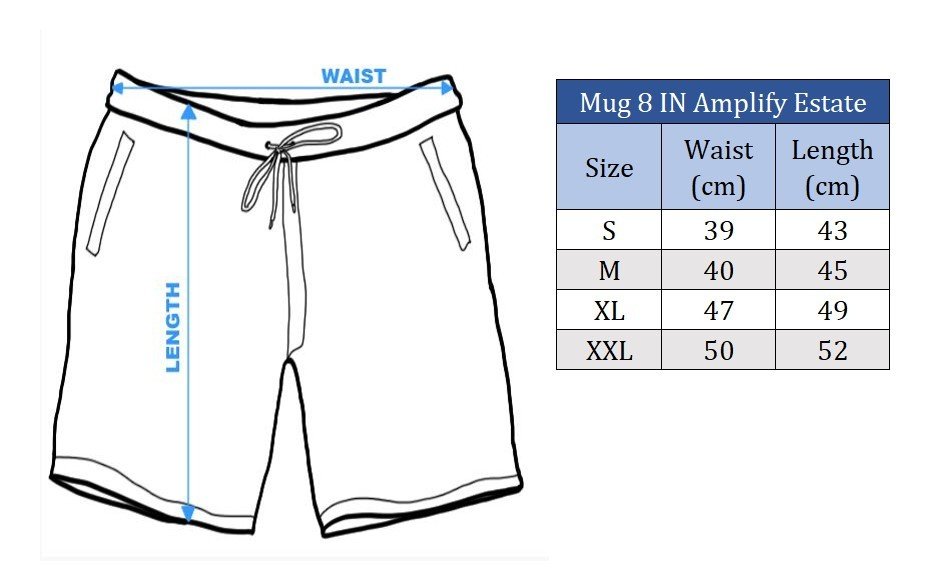 Mizuno Shorts Mug 8 IN Amplify Estate Blue - Imagem 3