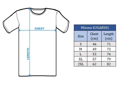 Mizuno T-shirt Athletics RB Tee K2GAB501 Estate Blue - Image 2