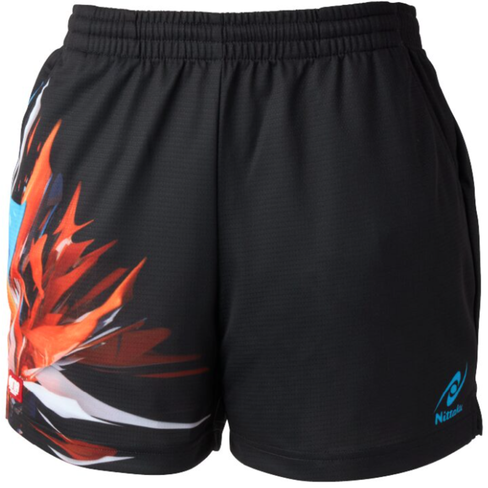 Nittaku Shorts Bright Burst (2523) black
