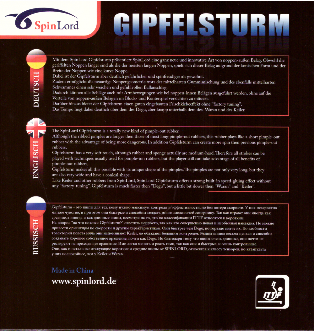 Spinlord Gipfelsturm OX - Imagem 2