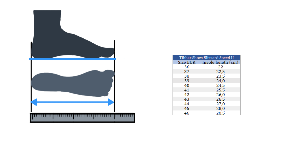 Tibhar Shoes Blizzard Speed II white/royal - Imagem 2