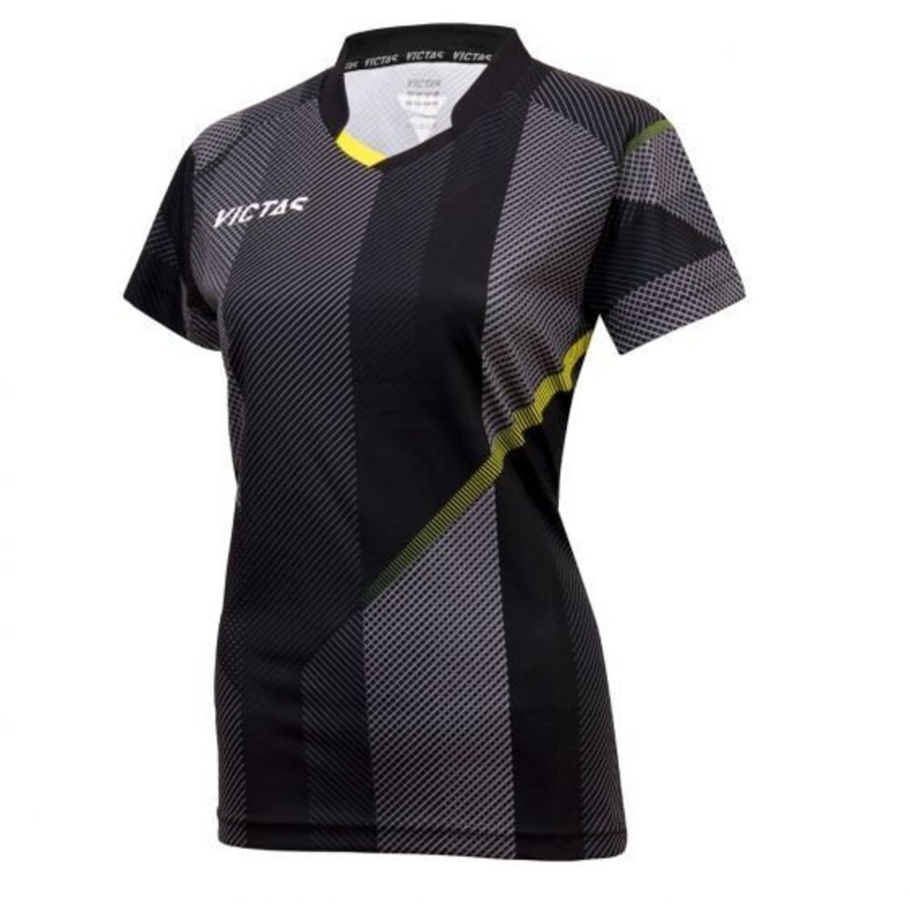 Victas V-Ladyshirt 220 black/yellow