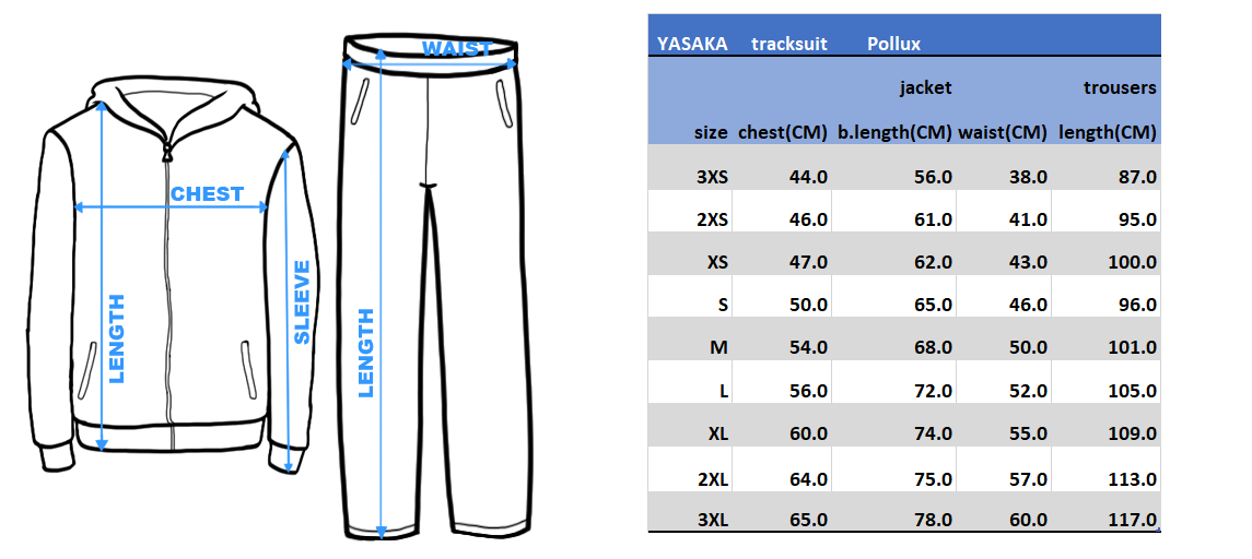 Yasaka Tracksuit Pollux yellow/black - Image 2