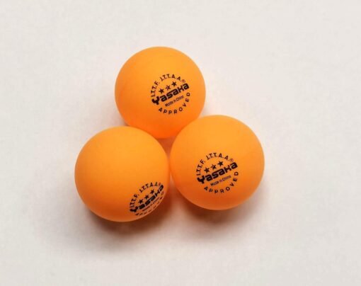 Yasaka Balls 3*** 38mm 3pcs Orange