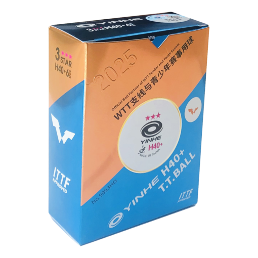 Yinhe H40+ 3*** 2025 WTT ITTF 6 Balls (seam)